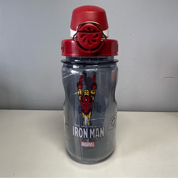 Iron Man Nalgene Kids Water Bottle - Picture 1 of 8